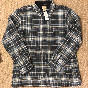 Fleece Lined Flannel Button Down